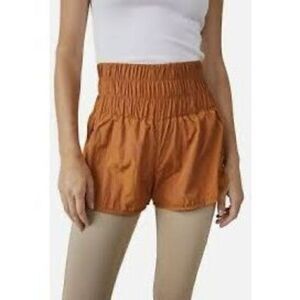 Free People Movement The Way Home Shorts Sz XL Rust